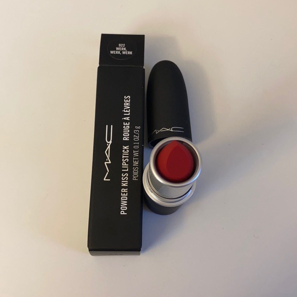 BNIB MAC Powder Kiss Lipstick - Werk, Werk, Werk